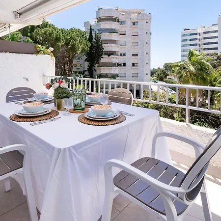 Escapada Perfecta En Terraza, Piscina Parking Y Sol ماربيا